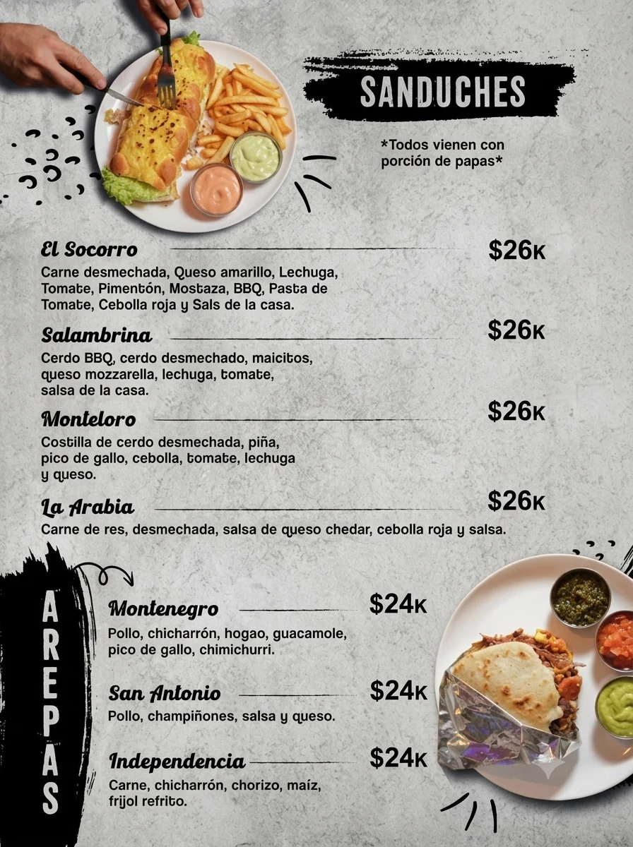 Carta Arepas